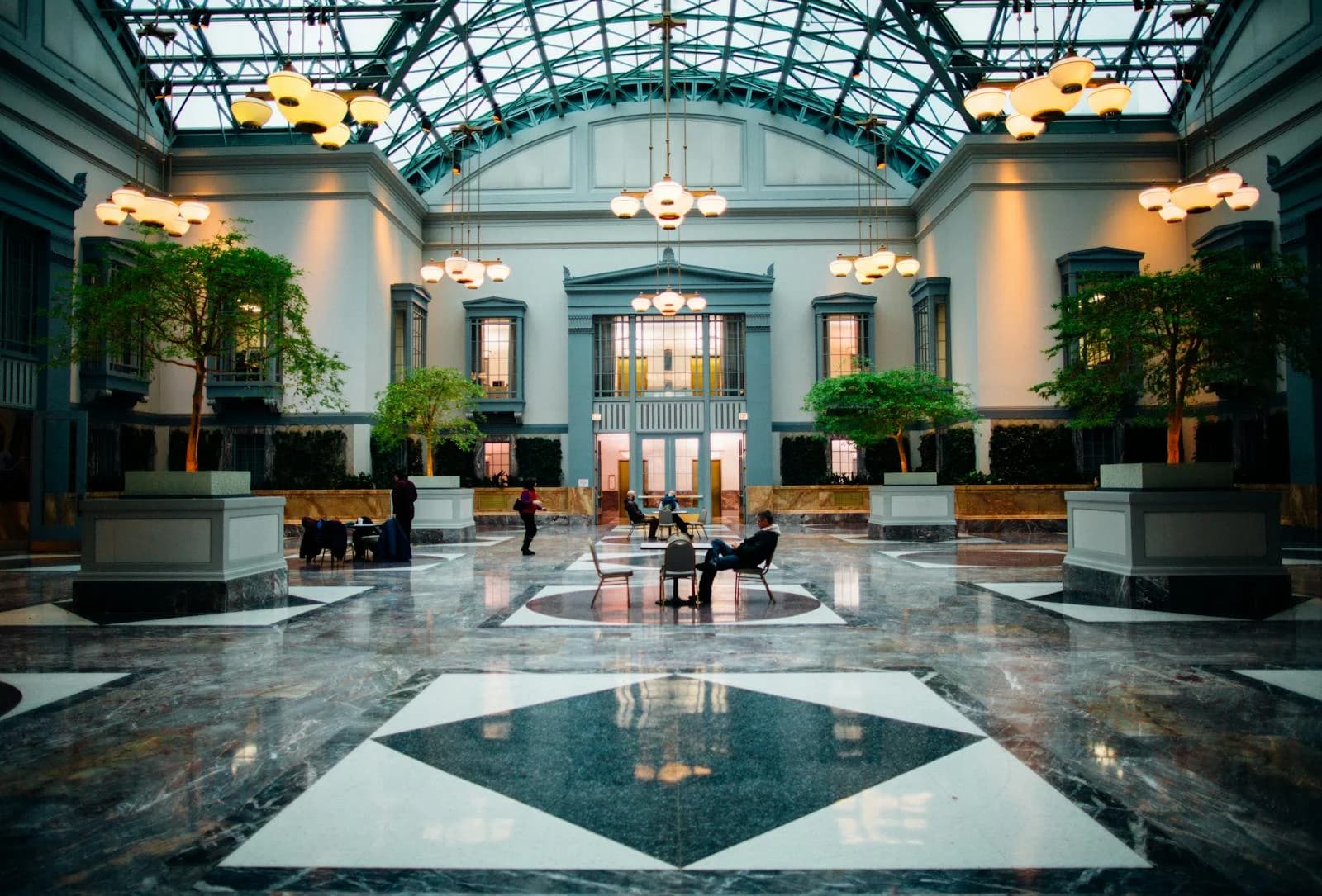 Hotel lobby